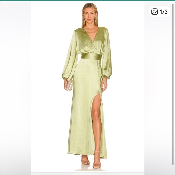 REVOLVE Dresses & Skirts - Revolve Elliatt Kai Maxi Dress in Avocado Green Size Medium
